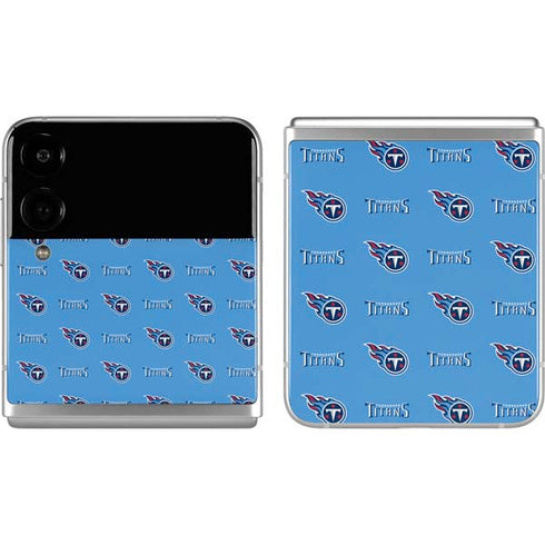NFL Tennessee Titans Blitz Series Galaxy Z Flip4 5G Skin