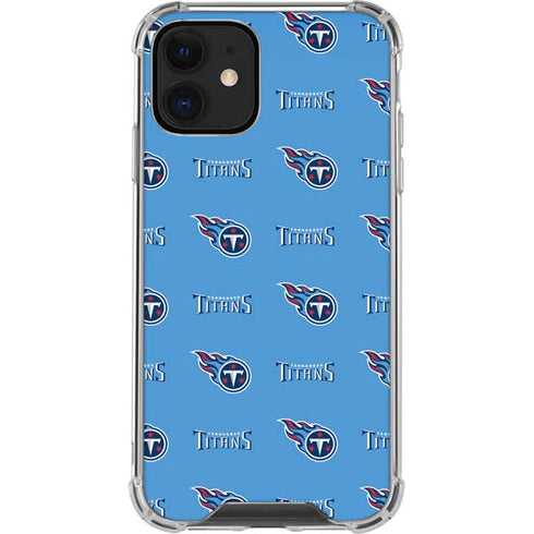 NFL Tennessee Titans Blitz Series iPhone 12 Mini Clear Case