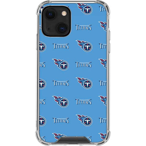 NFL Tennessee Titans Blitz Series iPhone 13 Mini Clear Case