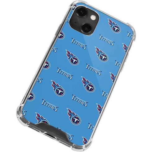 NFL Tennessee Titans Blitz Series iPhone 14 Plus Clear Case