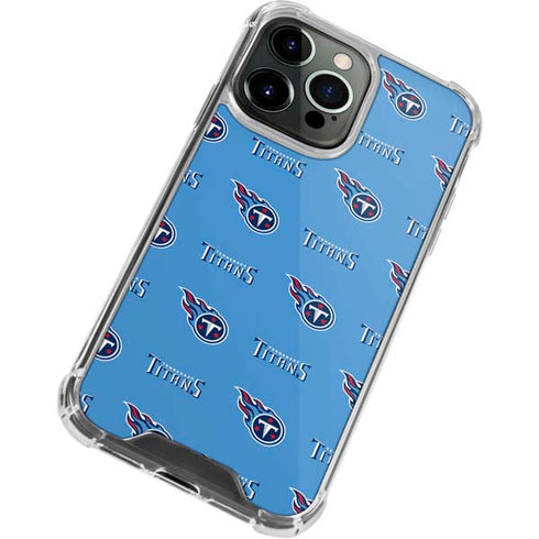 NFL Tennessee Titans Blitz Series iPhone 15 Pro Clear Case