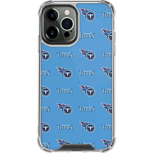 NFL Tennessee Titans Blitz Series iPhone 15 Pro Max Clear Case
