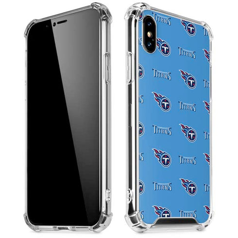 NFL Tennessee Titans Blitz Series iPhone XS Max Clear Case