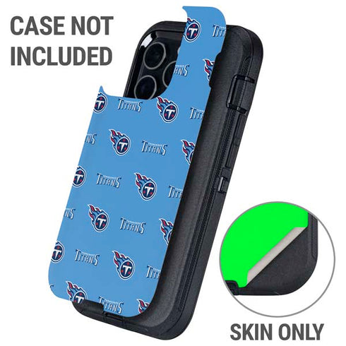 NFL Tennessee Titans Blitz Series Otterbox Defender iPhone Skin