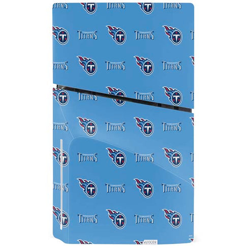 NFL Tennessee Titans Blitz Series PS5 Slim Disk Console Skin