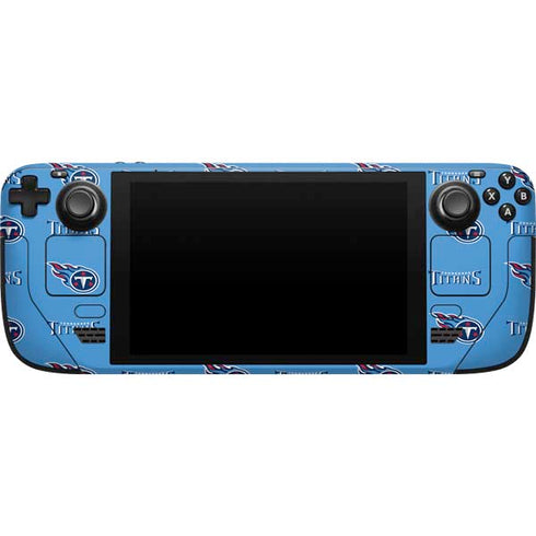 NFL Tennessee Titans Blitz Series Steam Deck Handheld Gaming Computer Skin