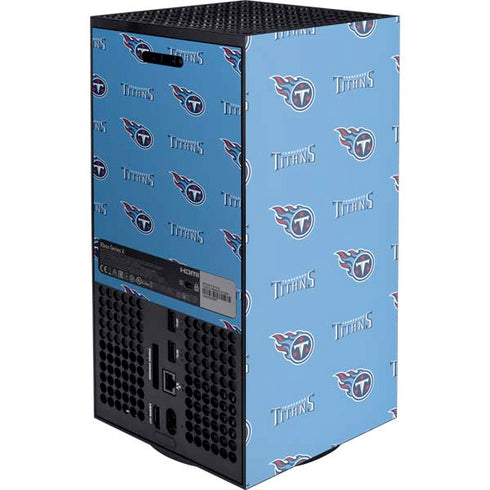 NFL Tennessee Titans Blitz Series Xbox Series X Console Skin