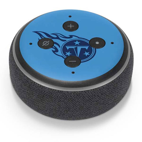 NFL Tennessee Titans Blue Performance Series Amazon Echo Dot Skin