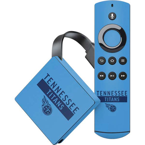 NFL Tennessee Titans Blue Performance Series Amazon Fire TV Skin