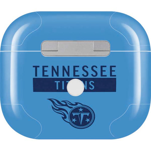 NFL Tennessee Titans Blue Performance Series Apple AirPods (3rd Gen 2021) Skin
