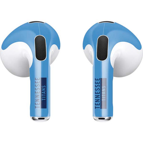 NFL Tennessee Titans Blue Performance Series Apple AirPods (3rd Gen 2021) Skin