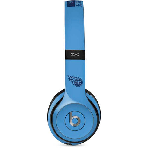 NFL Tennessee Titans Blue Performance Series Beats Solo 2 Wired Skin