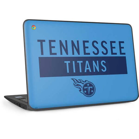 NFL Tennessee Titans Blue Performance Series HP Chromebook Skin