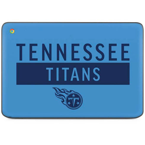 NFL Tennessee Titans Blue Performance Series HP Chromebook Skin
