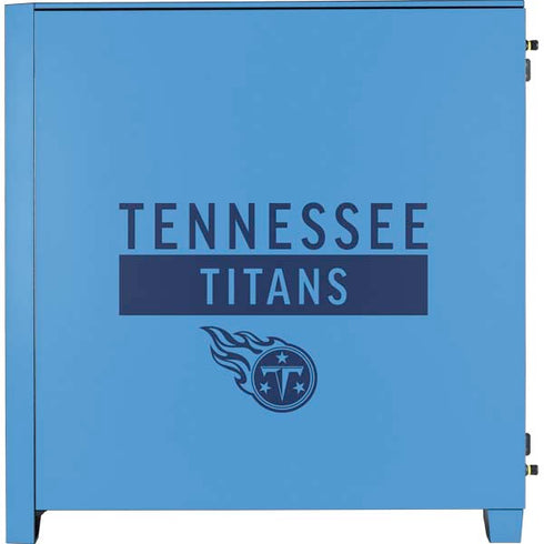 NFL Tennessee Titans Blue Performance Series Corsair 4000D Tempered Glass Mid-Tower ATX Case Skin
