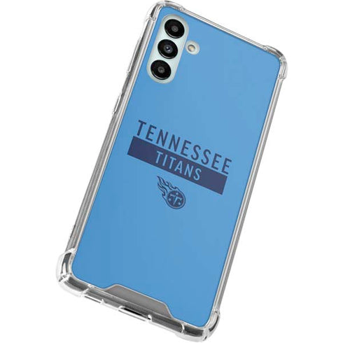 NFL Tennessee Titans Blue Performance Series Galaxy A13 5G Clear Case