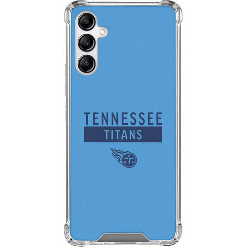 NFL Tennessee Titans Blue Performance Series Galaxy A14 5G Clear Case