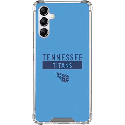 NFL Tennessee Titans Blue Performance Series Galaxy A15 5G Clear Case