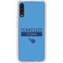 NFL Tennessee Titans Blue Performance Series Galaxy A50 Clear Case