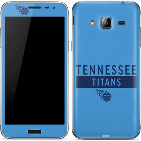 NFL Tennessee Titans Blue Performance Series Galaxy J3 Skin