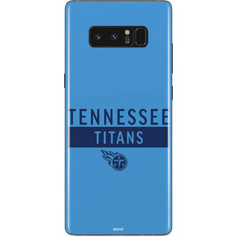 NFL Tennessee Titans Blue Performance Series Galaxy Note 8 Skin