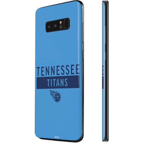 NFL Tennessee Titans Blue Performance Series Galaxy Note 8 Skin