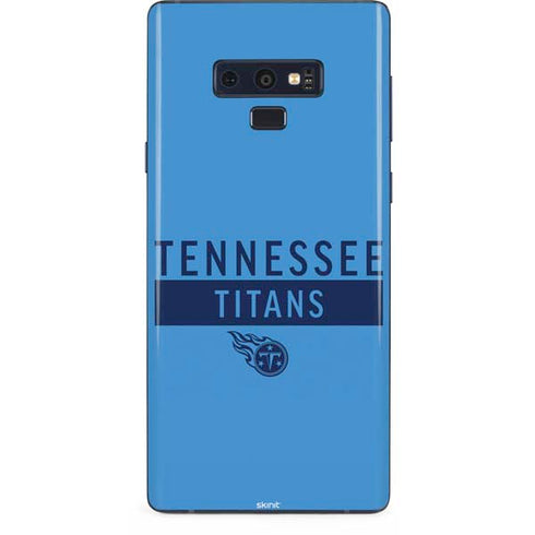 NFL Tennessee Titans Blue Performance Series Galaxy Note 9 Skin