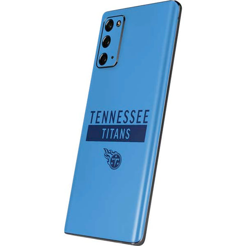NFL Tennessee Titans Blue Performance Series Galaxy Note20 5G Skin