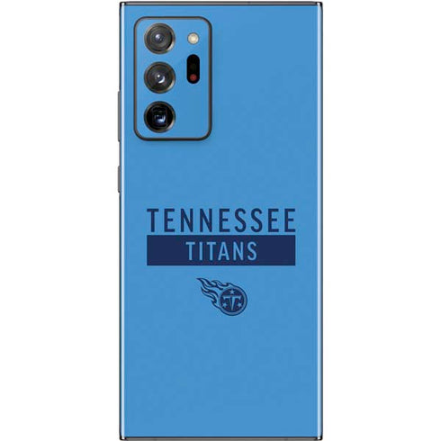 NFL Tennessee Titans Blue Performance Series Galaxy Note20 Ultra 5G Skin