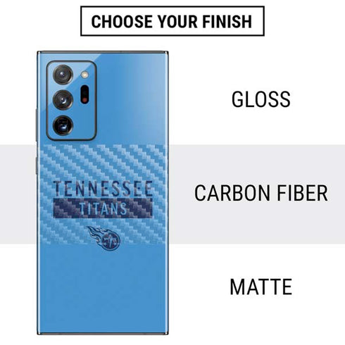 NFL Tennessee Titans Blue Performance Series Galaxy Note20 Ultra 5G Skin