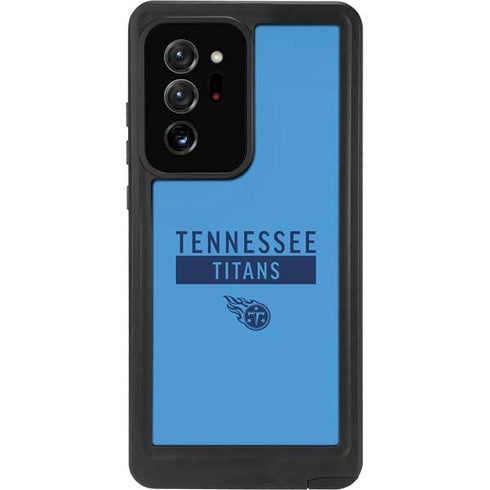 NFL Tennessee Titans Blue Performance Series Galaxy Note20 Ultra 5G Waterproof Case