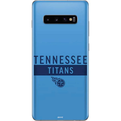 NFL Tennessee Titans Blue Performance Series Galaxy S10 Plus Skin