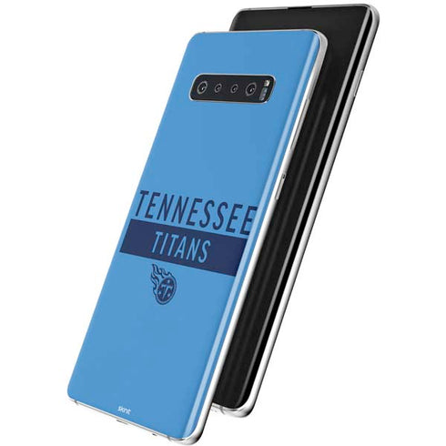 NFL Tennessee Titans Blue Performance Series Galaxy S10 Plus Skin