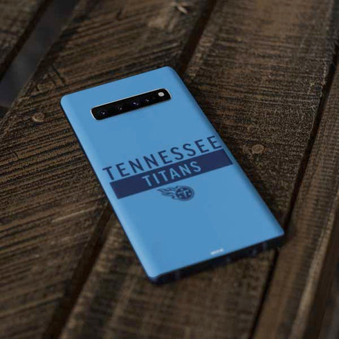NFL Tennessee Titans Blue Performance Series Galaxy S10 Plus Skin