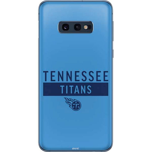 NFL Tennessee Titans Blue Performance Series Galaxy S10e Skin