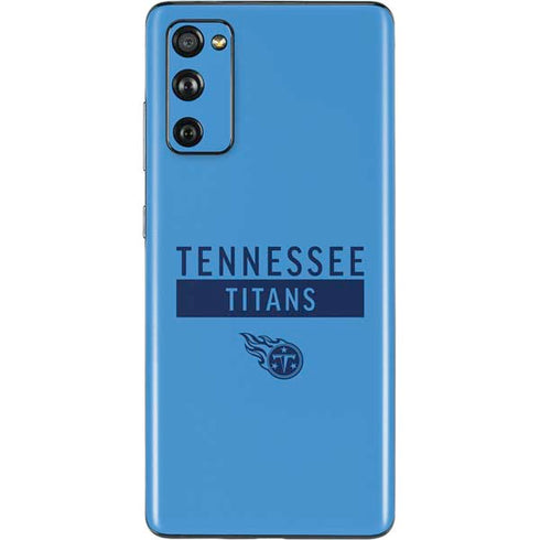 NFL Tennessee Titans Blue Performance Series Galaxy S20 Fan Edition Skin