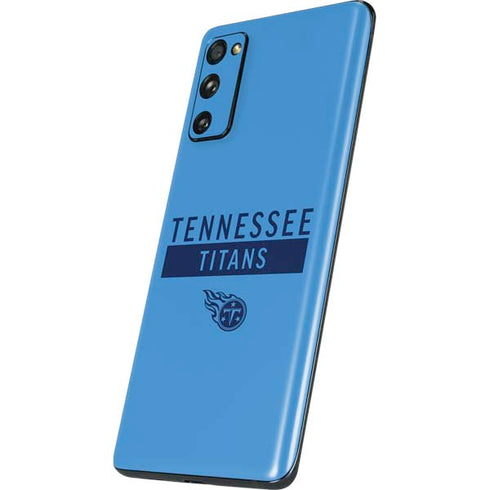 NFL Tennessee Titans Blue Performance Series Galaxy S20 Fan Edition Skin
