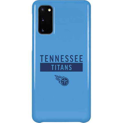 NFL Tennessee Titans Blue Performance Series Galaxy S20 Lite Case