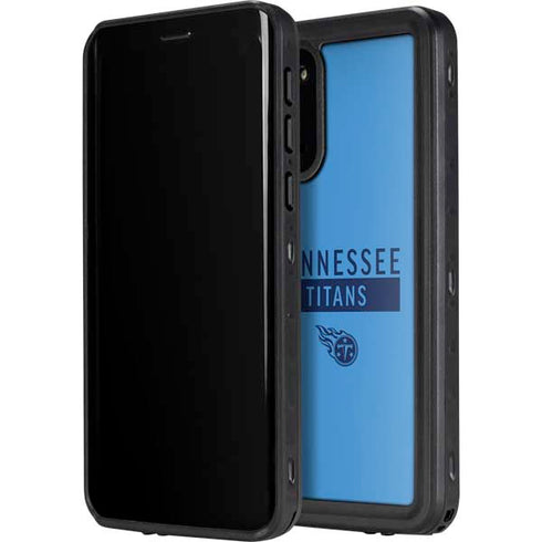 NFL Tennessee Titans Blue Performance Series Galaxy S20 Plus Waterproof Case