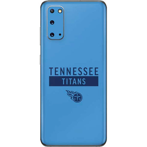 NFL Tennessee Titans Blue Performance Series Galaxy S20 Skin
