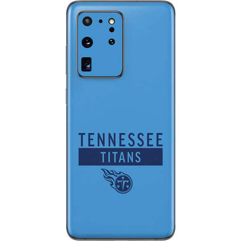 NFL Tennessee Titans Blue Performance Series Galaxy S20 Ultra 5G Skin