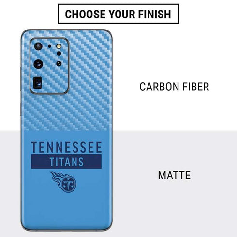 NFL Tennessee Titans Blue Performance Series Galaxy S20 Ultra 5G Skin