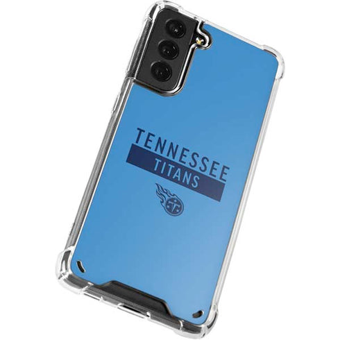 NFL Tennessee Titans Blue Performance Series Galaxy S21 5G Clear Case