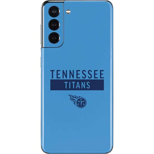 NFL Tennessee Titans Blue Performance Series Galaxy S21 5G Skin