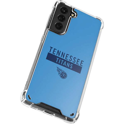 NFL Tennessee Titans Blue Performance Series Galaxy S21 Plus 5G Clear Case