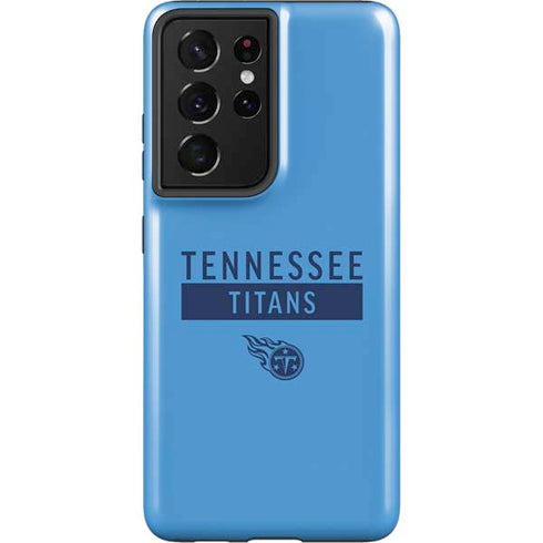 NFL Tennessee Titans Blue Performance Series Galaxy S21 Ultra 5G Pro Case