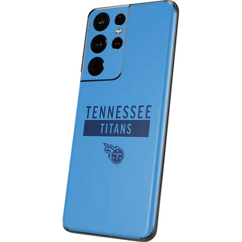 NFL Tennessee Titans Blue Performance Series Galaxy S21 Ultra 5G Skin