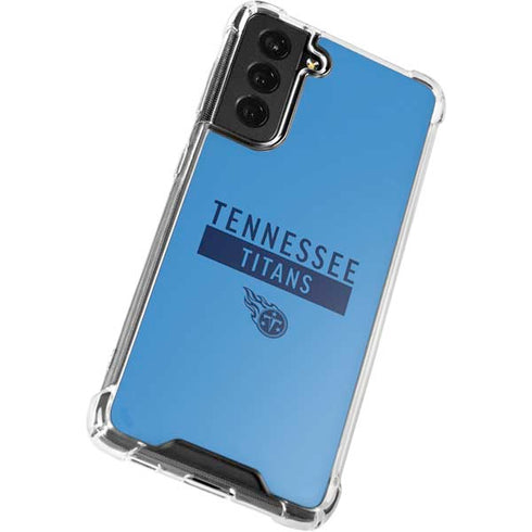 NFL Tennessee Titans Blue Performance Series Galaxy S22 Clear Case