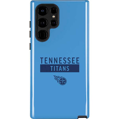 NFL Tennessee Titans Blue Performance Series Galaxy S22 Ultra Pro Case