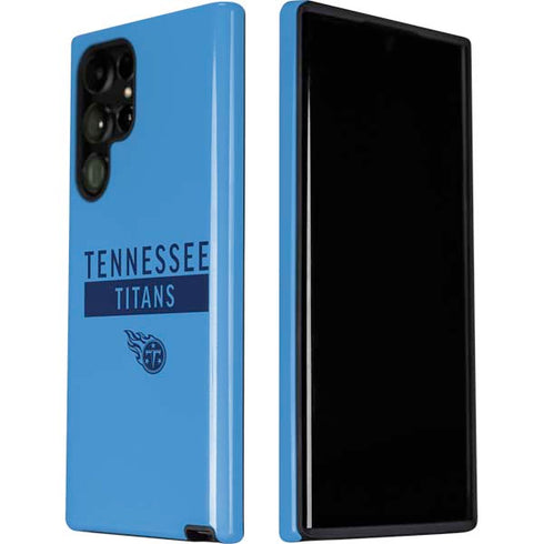 NFL Tennessee Titans Blue Performance Series Galaxy S22 Ultra Pro Case